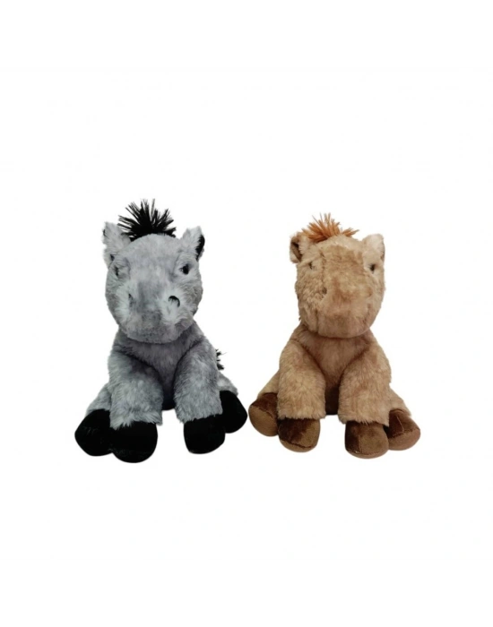 PB31558-23 Peluş Oturan At 23 cm