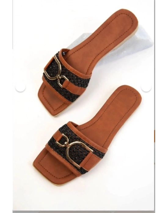 Pıer Siyah Cilt Terlik