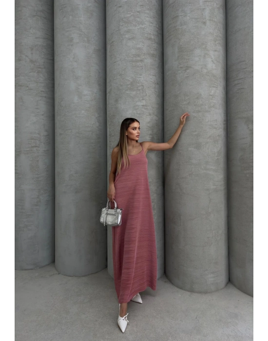 Piliseli uzun elbise