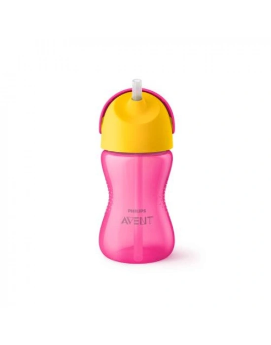 Pipetli Bardak 300 ml Kız