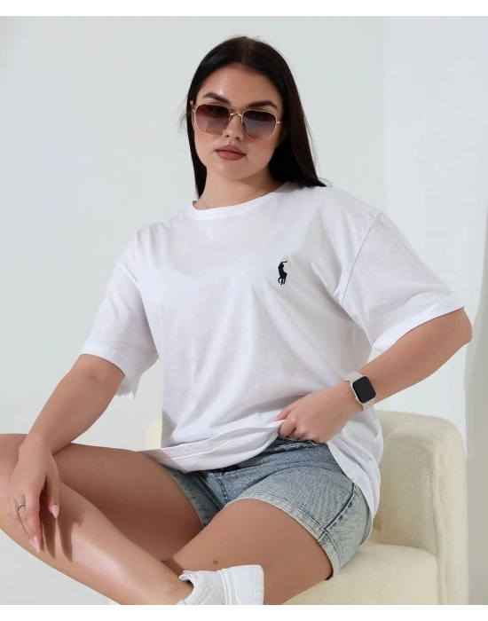 Pl nakış işlemeli tişört