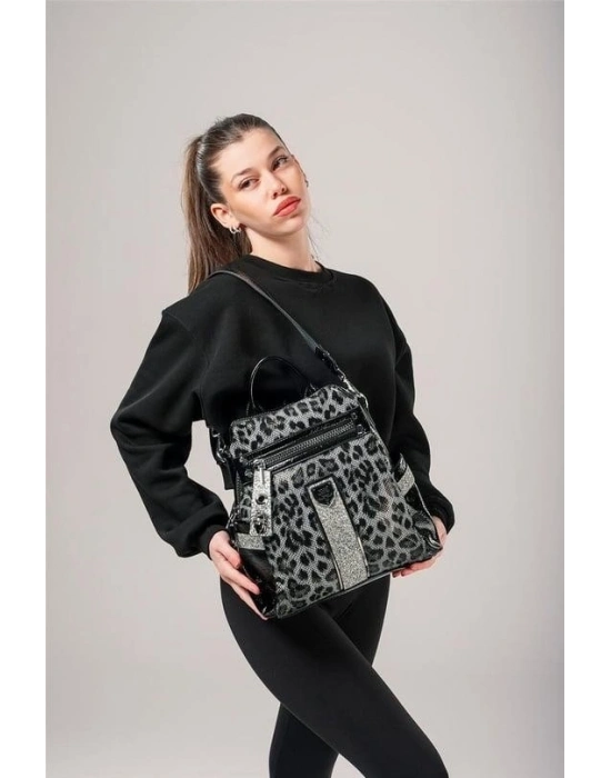 Poge Gri Cilt Kol Ve Sırt Çantası