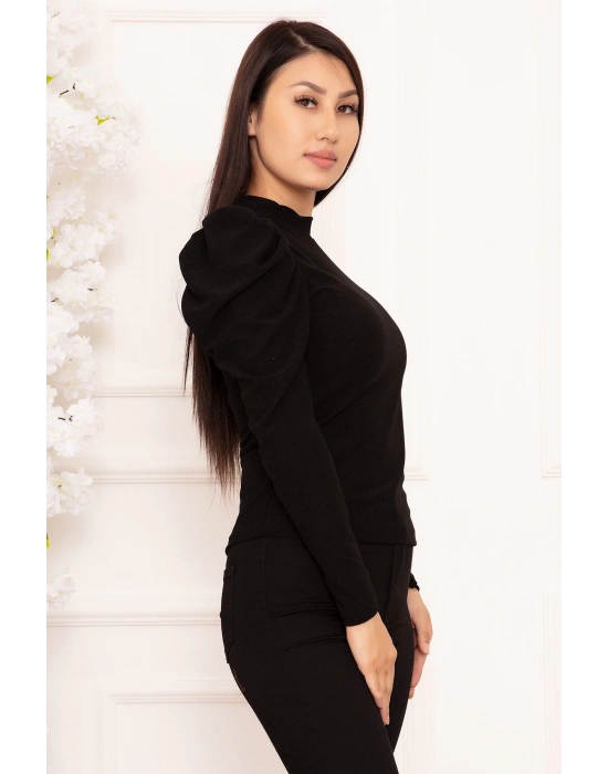 Prenses kol bluz siyah w3125