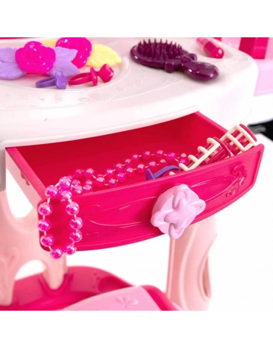 Pretty Pinky Işıklı ve Sesli Makyaj Masası Oyun Seti