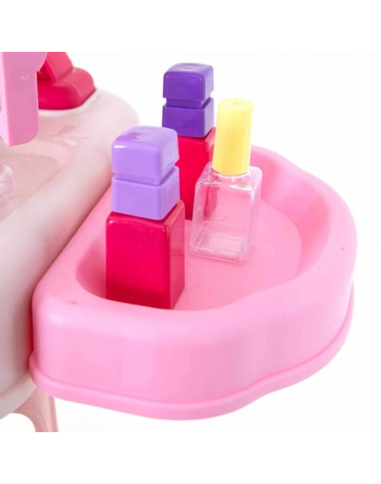 Pretty Pinky Işıklı ve Sesli Makyaj Masası Oyun Seti