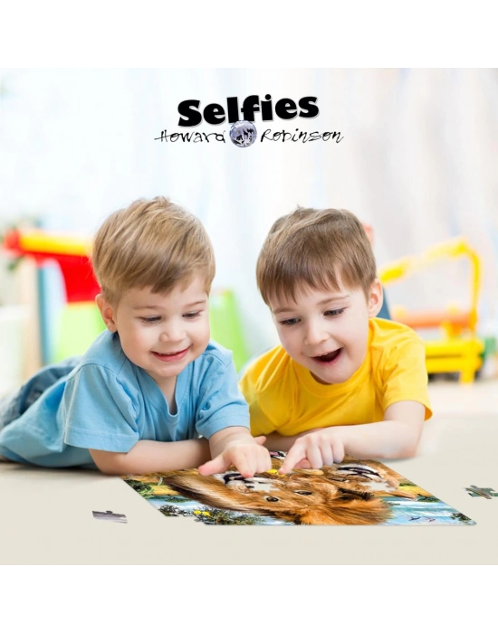 Prime 3D - Aslan Pelüş ve Selfie 48 Parça Puzzle 15803