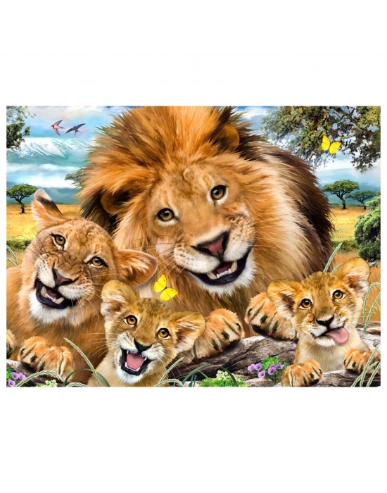Prime 3D - Aslan Pelüş ve Selfie 48 Parça Puzzle 15803
