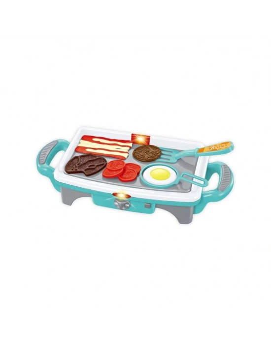 QF2908P-1-QF2908G-1 Işıklı Aksesuarlı Teppanyaki Izgara -Vardem Oyuncak