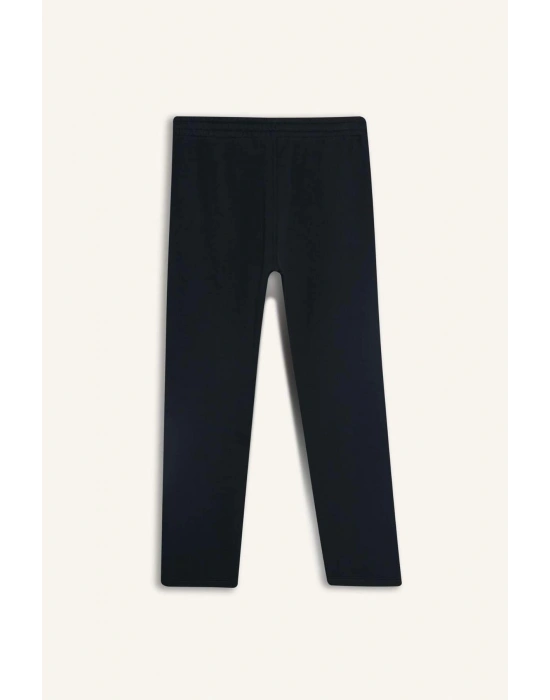 Regular Fit Beli Bağcıklı Cepli Düz Paça Kalın Eşofman Altı