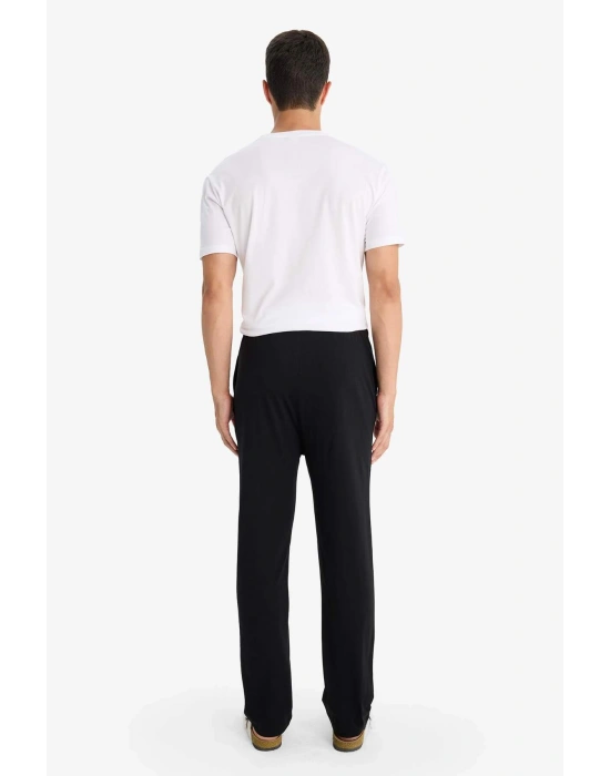 Regular Fit Beli Bağcıklı Düz Paça Cepli Pijama Altı Z7323AZ24SP