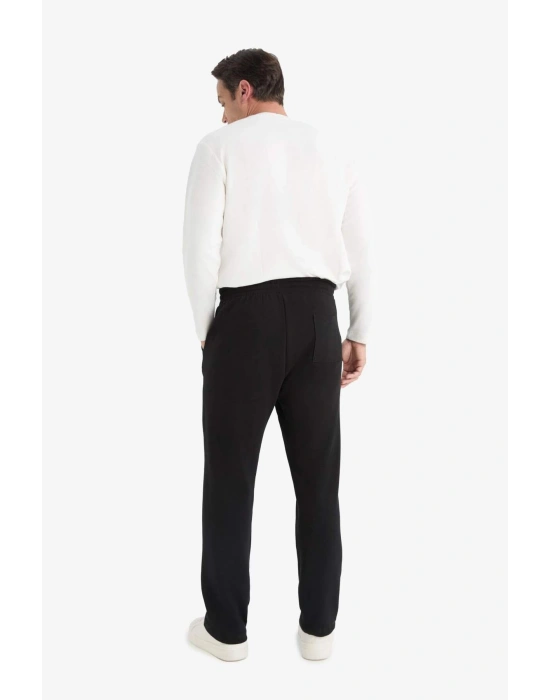 Regular Fit Cepli Düz Paça Dokulu Eşofman Altı D7603AX25SP