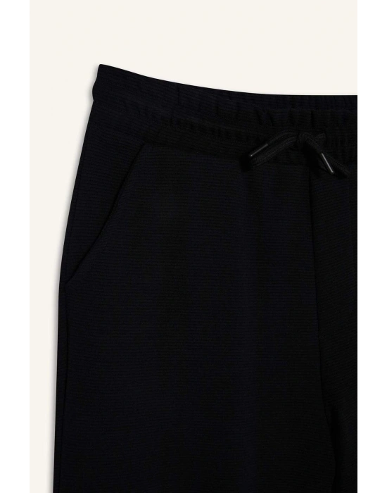 Regular Fit Cepli Düz Paça Dokulu Eşofman Altı D7603AX25SP