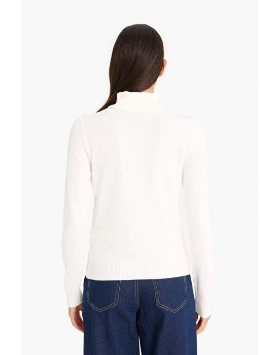 Regular Fit Yarım Balıkçı Yaka Triko Kazak