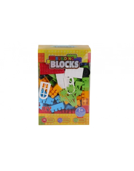 RENKLİ KUTUDA 130 PARÇA BLOK