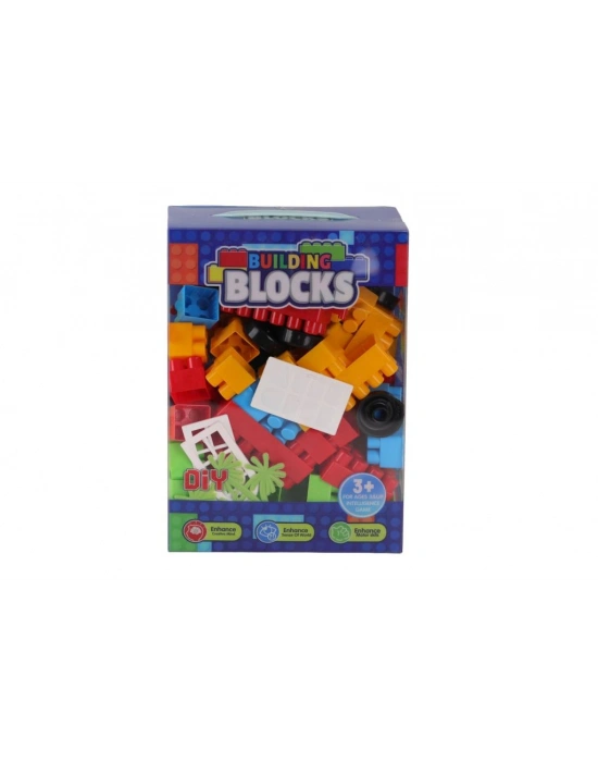 RENKLİ KUTUDA 84 PARÇA BLOK