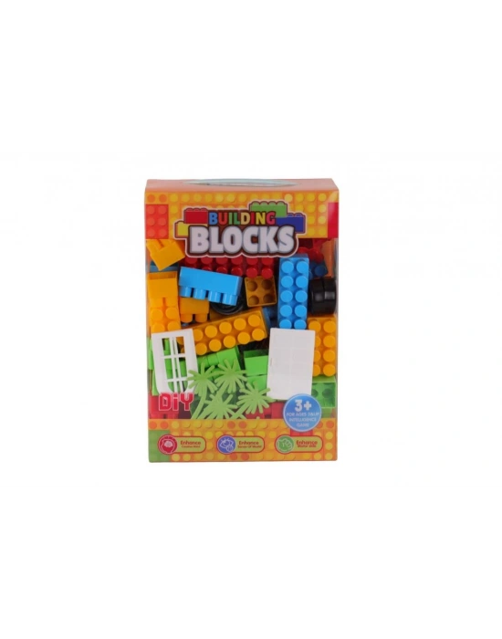 RENKLİ KUTUDA 84 PARÇA BLOK