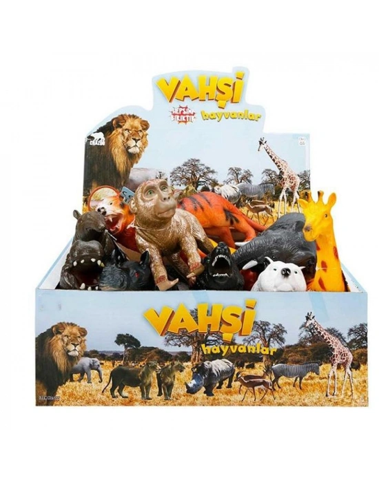 S00000725 VAHŞİ HAYVANLAR FOAM SESLİ 27CM