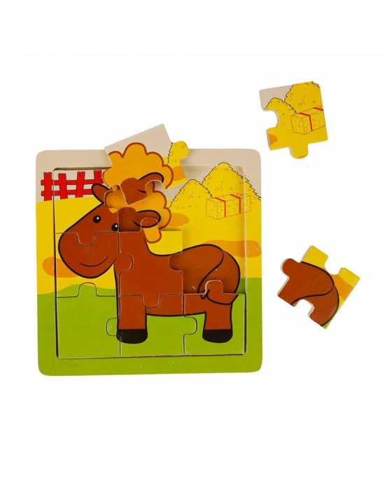 S00002907 PUZZLE ANIMALS 9 PCS 3 AST