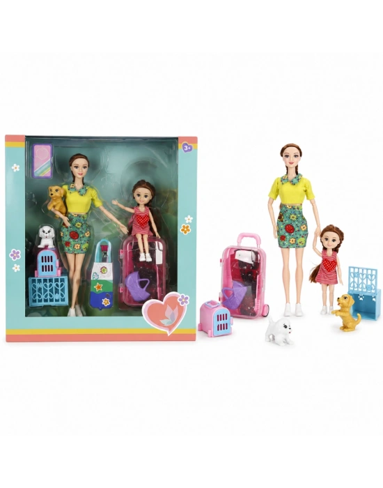 S00003046 BEBEK VE ANNESİ YOLCULUKTA 30CM