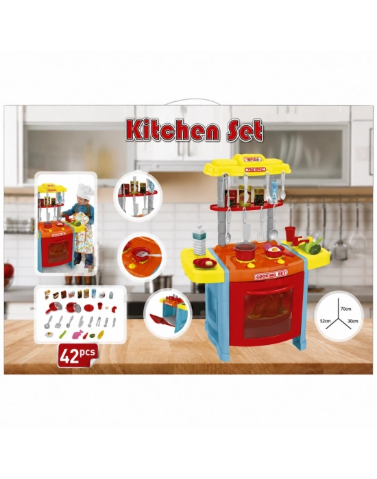 S00092214 MUTFAK SET FIRIN/OCAK 42PRÇ SES IŞIK