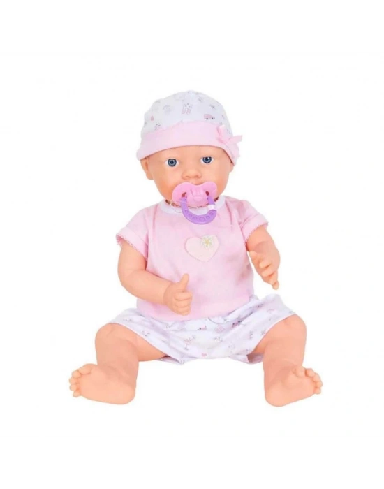Sesli Parmak Emen İlk Bebeğim 45 cm