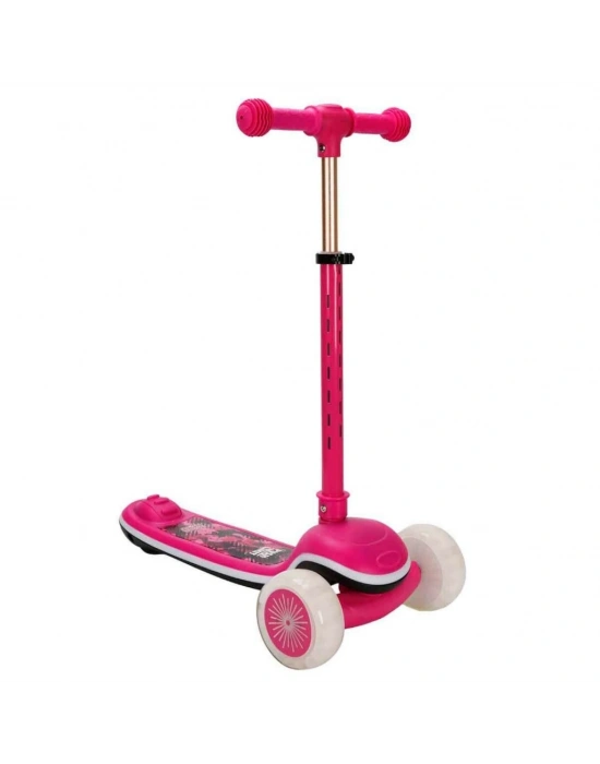 Sesli ve Işıklı 3 Tekerlekli Katlanabilir Scooter