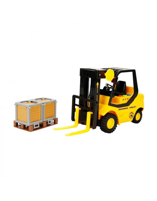 Sesli ve Işıklı Forklift 24 cm 1 Adet Fiyatıdır