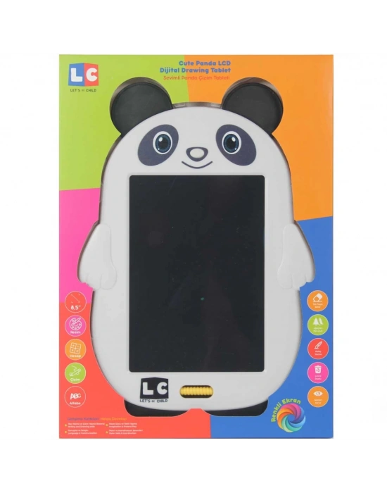 Sevimli Panda Çizim Tableti 22 cm