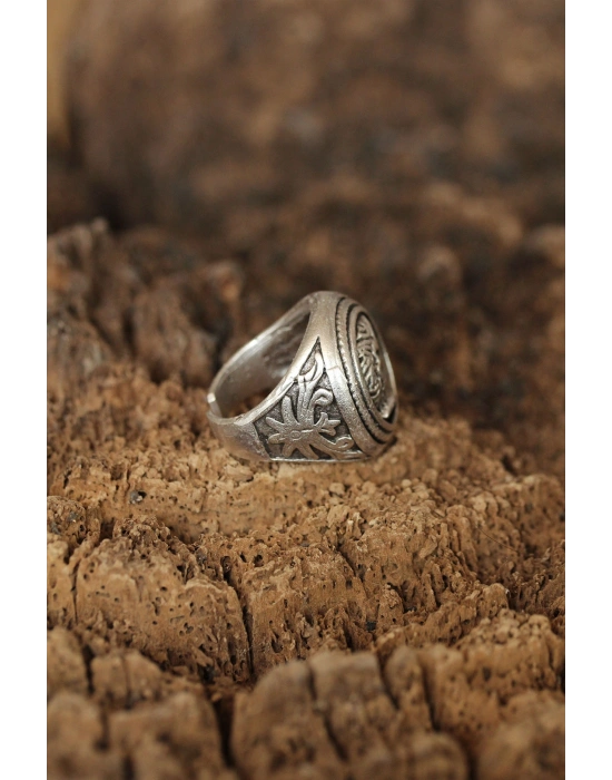 Sezar Figürlü Ayarlanabilir Erkek Yüzük