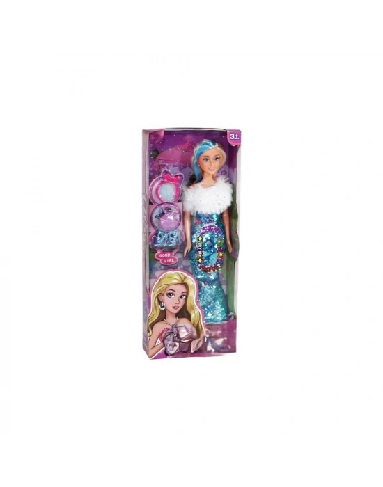 SH40688 KUT.PRİNCESS PULLU KIYAFET BEBEK