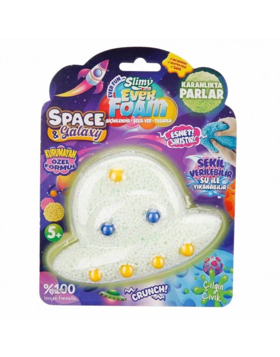 Slimy Ever Gece Parlayan Köpük Slime Ufo