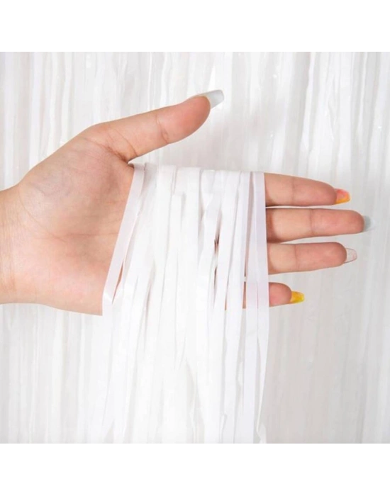 Soft Beyaz Renk Duvar ve Kapı Perdesi İthal 100x200 cm