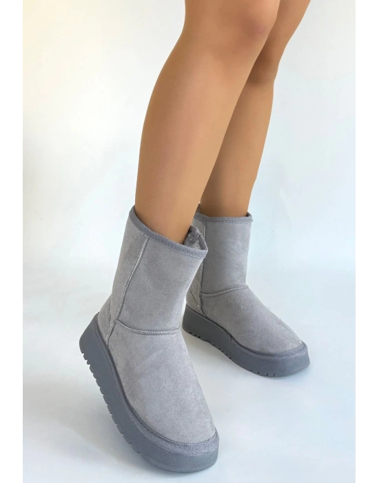 Sophia Gri Süet Bot