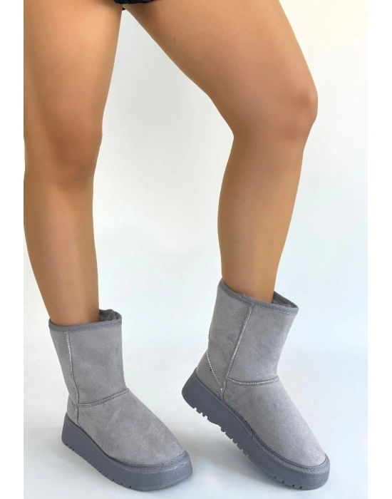 Sophia Gri Süet Bot