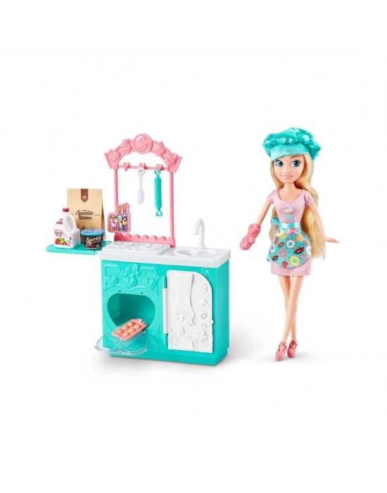 Sparkle Girlz Aşçı Bebek ve Oyun Seti 27cm