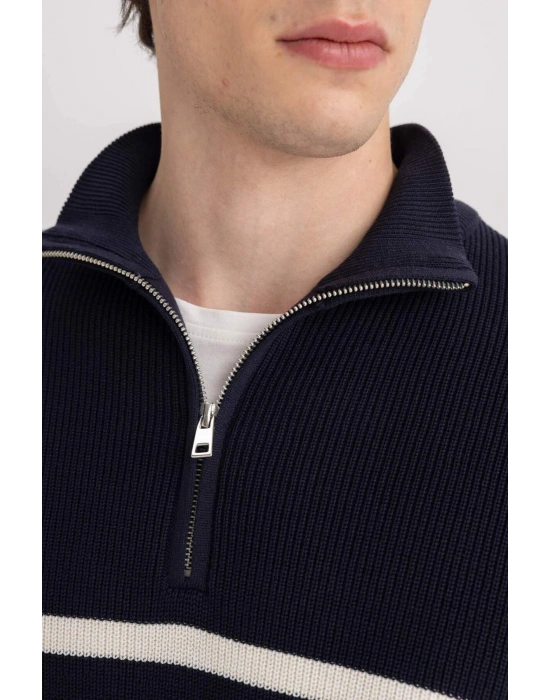 Standart Fit Balıkçı Yaka Selanik Kumaş Kazak B9717AX24AU