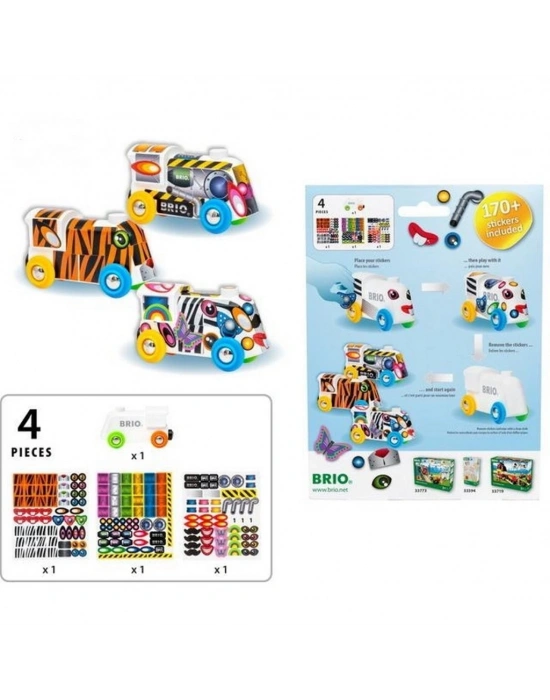 Sticker Yapıştırmalı Tren 33979