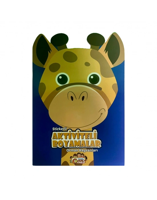 Stickerlı Aktivite ve Boyamalar Orman Hayvanları