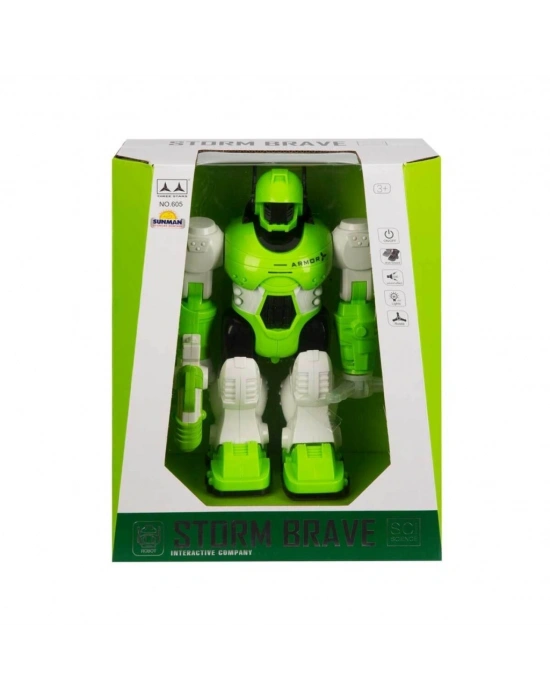 Storm Brave Sesli ve Işıklı Robot 25 cm