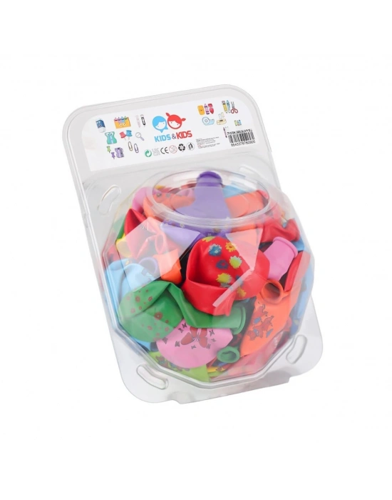 STR-133 Renkli Baskılı Balon 100lü
