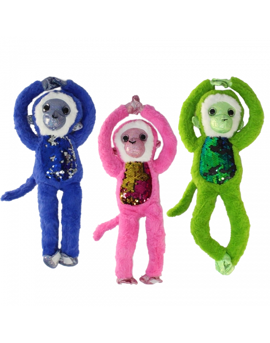 Süslü Maymunlar Peluş Oyuncak 45 cm 1 adet