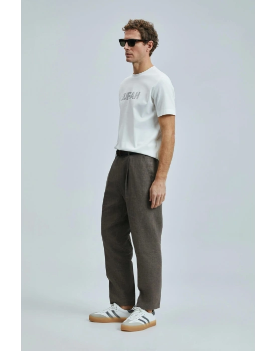 Thınk Modern Grafik T- Shirt Kırık Beyaz