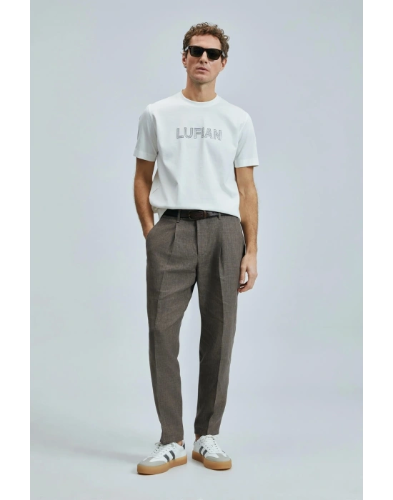 Thınk Modern Grafik T- Shirt Kırık Beyaz