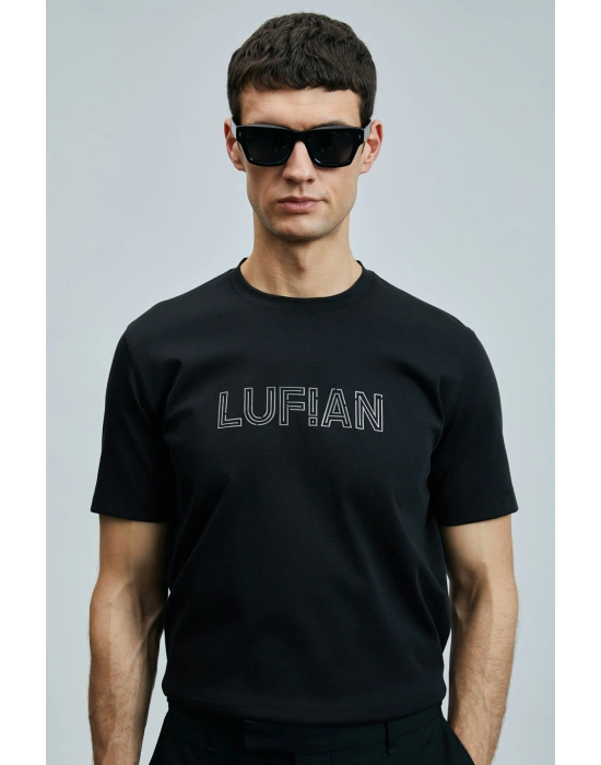 Thınk Modern Grafik T- Shirt Siyah