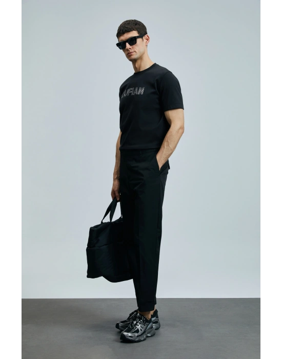 Thınk Modern Grafik T- Shirt Siyah