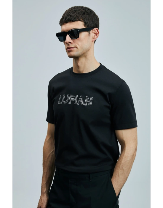 Thınk Modern Grafik T- Shirt Siyah