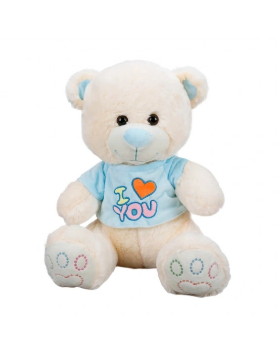 Tişörtlü Peluş Ayı 40 cm.