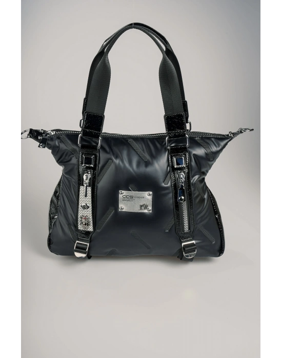 Tiven Siyah Cilt Omuz Ve Kol Çantası