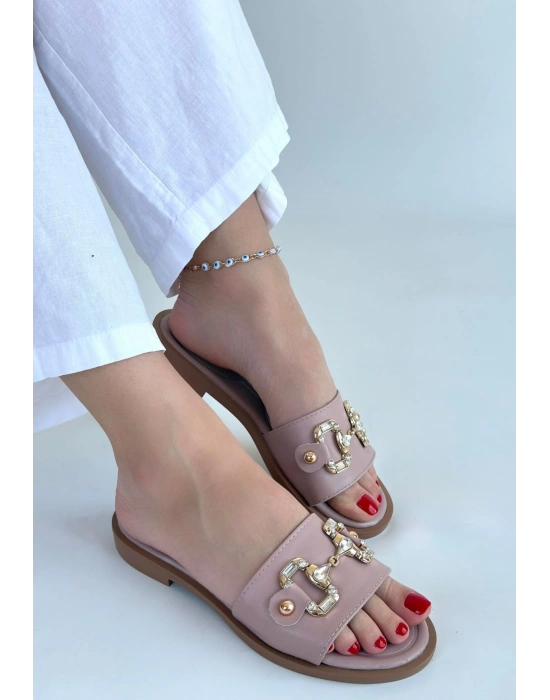 Toha Pudra Cilt Tokalı Terlik