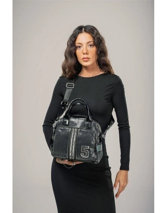 Tuka Siyah Cilt Kol Ve Omuz Çantası